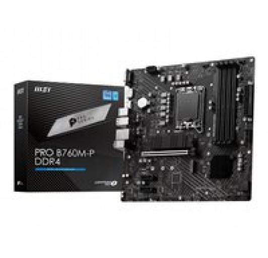 MSI PRO B760M-P DDR4 LGA1700/  B760/ USB 3.2 Gen 1,2/ GLAN  mATX