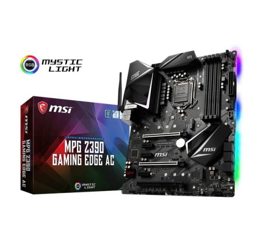 MSI MPG Z390 GAMING EDGE AC  Z390/ DDR4/ 3xCrssFX & 2-SLI/ SATA3&USB3.1/ M2/ WiFi/ ATX