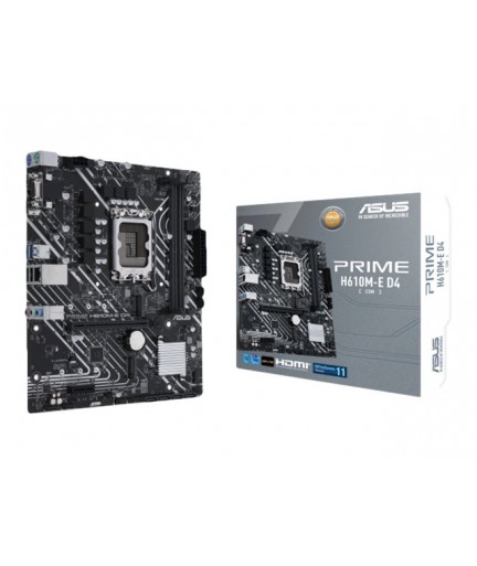 ASUS PRIME H610M-E D4-CSM LGA1700  USB 3.2 Gen /1GLAN / onboard graphics/ HD Audio (8-channel) -mATX