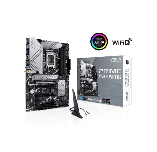 ASUS Prime Z790-P WiFi D4 LGA 1700 /PCIe 5.0/ DDR4/ 14+1 DrMOS/ 3x M.2, WiFi 6, Blth ATX