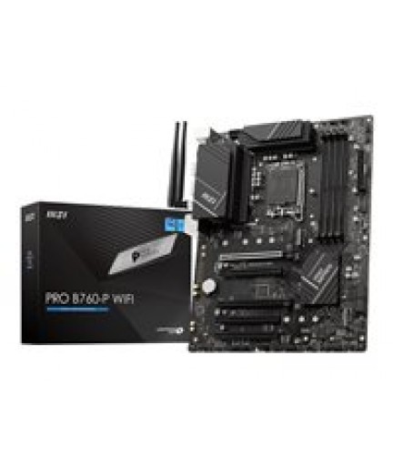 MSI PRO B760-P WIFI  LGA1700 B760  USB 3.2 Gen1/ USB 3.2 Gen 2/ USB-C 3.2 Gen2, USB-C 3.2 Gen 1/  2.5 GLAN/ Blth/ WiFi  ATX 