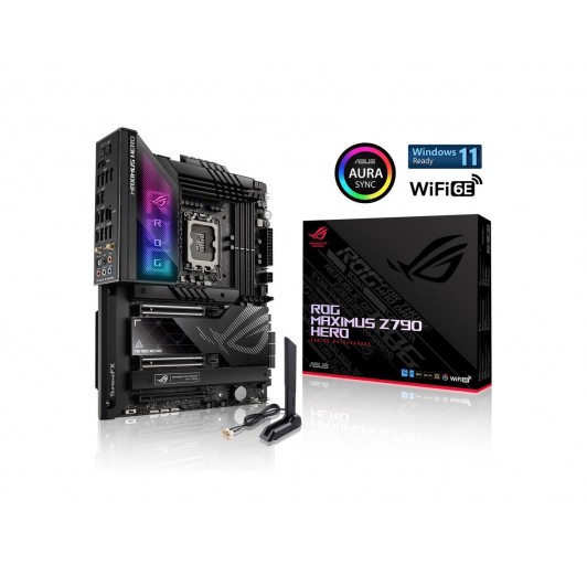 ASUS ROG MAXIMUS Z790 HERO PCIe 5.0, DDR5, 20+1 Power Stages, 2.5Gb LAN, Bluetooth V5.2, 5x M.2/NVMe SSD, 2x Thunderbolt 4