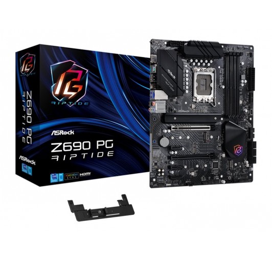 ASRock Z690 PG Riptide LGA1700 Z690/ USB-C, USB 3.2  Gen 1, 2/ USB-C Gen 2/ 2.5 GLAN ATX