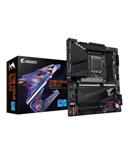 AORUS Z790 ELITE AX 1.0 LGA1700 Z790/ USB 3.2 Gen 1, USB 3.2 Gen 2, USB-C 3.2 Gen2, USB-C 3.2 Gen 2x2 - 2.5 GLAN, Blth/ WiFi ATX