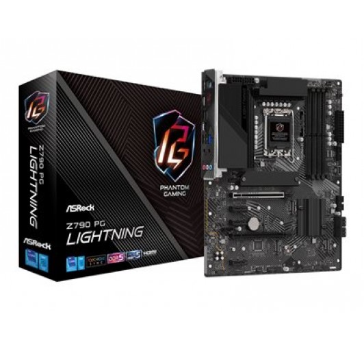 ASRock Z790 PG Lightning  LGA1700  Z790/ USB 3.2 Gen 1/ USB 3.2 Gen 2/ USB-C 3.2 Gen 2x2, USB-C 3.2 Gen 1 - 2.5 GLAN/ ATX