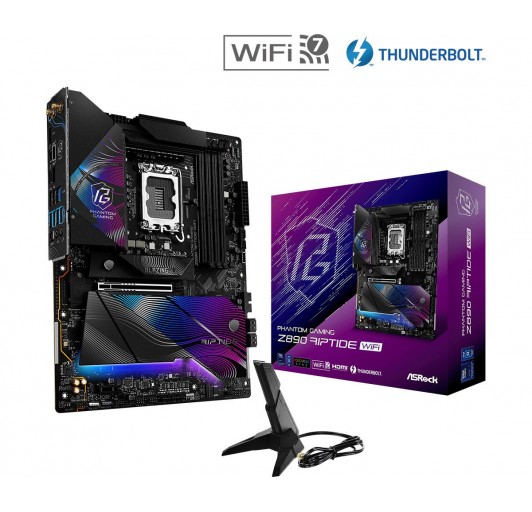 ASRock Z890 Riptide WiFi LGA 1851 Intel Z890 DDR5 SATA 6G/s M.2 ATX