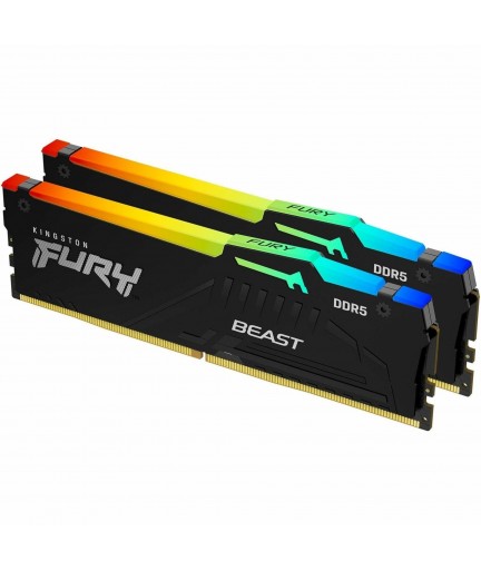 Kingston FURY Beast 64GB (2 x 32GB) DDR5 SDRAM Memory Kit Kingston FURY Beast 64GB (2 x 32GB) DDR5 SDRAM Memory Kit