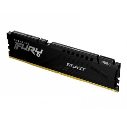 16 GB Kingston FURY Beast - DDR5 6000 MHz / PC5-48000/DIMM 288-pin/  CL36 - 1.35V / unbuffered - on-die ECC - black