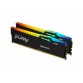 Kingston FURY Beast RGB - DDR5 64GB: 2x 32 GB - DIMM 288-pin - 6000 MHz / PC5-48000 - CL36 - 1.35 V - unbuffered - on-die ECC - black