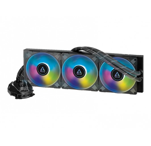 ARCTIC Liquid Freezer II 420 A-RGB  liquid cooling system  420 mm  (for: LGA1156, LGA1155, LGA1150, LGA1151, LGA2011-3 (Square ILM), AM4, LGA2066 (Square ILM) Socket, LGA1200, LGA1700) - 140 mm