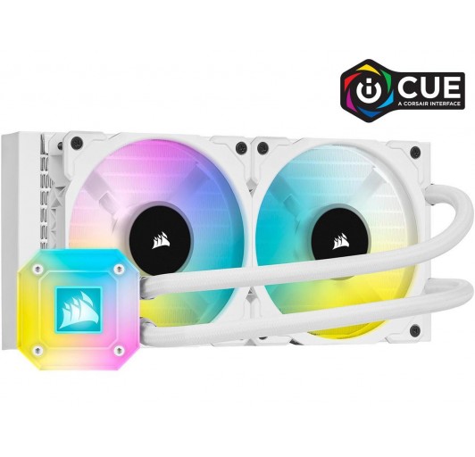 CORSAIR ICUE H100i ELITE CAPELLIX WHITE 240mm 