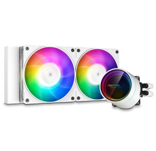 DeepCool  CASTLE 240EX A-RGB White AIO liquid DP-GS-H12W-CSL240EX-AR-WH