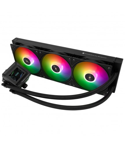 Thermalright Frozen Warframe SE 360 ARGB BL Black-AIO CPU Liquid Cooler, IPS LCD Screen with 320x240 Resolution, for AM4/AM5, Intel LGA1700/1851, 2-inch Magnet-Absorbent LCD Screen for Images-Black, PC CPU Water Cooler Thermalright Frozen Warframe SE 360 ARGB BL Black-AIO CPU Liquid Cooler, IPS LCD Screen with 320x240 Resolution, for AM4/AM5, Intel LGA1700/1851, 2-inch Magnet-Absorbent LCD Screen for Images-Black, PC CPU Water Cooler