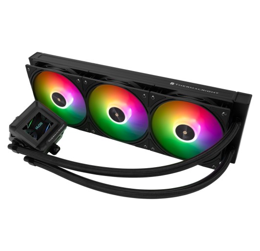 Thermalright Frozen Warframe SE 360 ARGB BL Black-AIO CPU Liquid Cooler, IPS LCD Screen with 320x240 Resolution, for AM4/AM5, Intel LGA1700/1851, 2-inch Magnet-Absorbent LCD Screen for Images-Black, PC CPU Water Cooler Thermalright Frozen Warframe SE 360 ARGB BL Black-AIO CPU Liquid Cooler, IPS LCD Screen with 320x240 Resolution, for AM4/AM5, Intel LGA1700/1851, 2-inch Magnet-Absorbent LCD Screen for Images-Black, PC CPU Water Cooler
