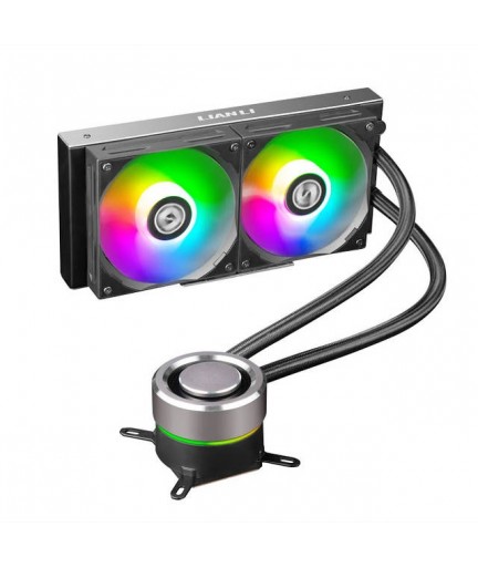 LIAN GALAHAD AIO240 RGB Black - Dual 120mm Addressable RGB (Support LGA1700)