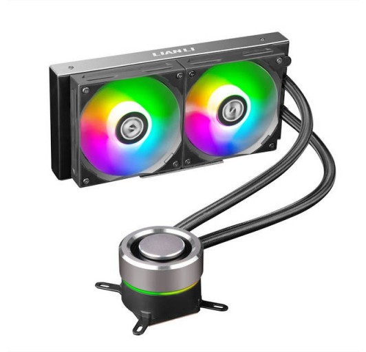 LIAN GALAHAD AIO240 RGB Black - Dual 120mm Addressable RGB (Support LGA1700)