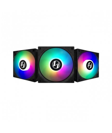 LIAN LI ST120 Black 3 Pack (ARGB 120mm LED PWM)