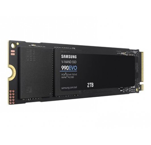 Samsung 990 EVO 2 TB - SSD M.2 2280/ PCIe 5.0 x2 (NVMe)/ 256-bit AES - TCG Opal Encryption 2.0  (MZ-V9E2T0B)