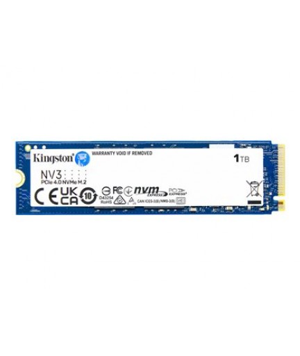 Kingston NV3 M.2 2280 1TB PCIe 4.0 x4 NVMe (SSD) SNV3S/1000G Up to 6000 MB/s