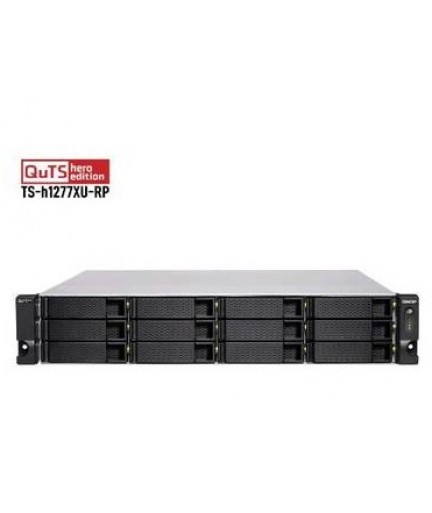 QNAP TS-H1277XU-RP-3700X-32G-US AMD Ryzen 7 3700X 3.6GHz 32GB DDR4 12-Bay 2U Rackmount QuTS Hero NAS