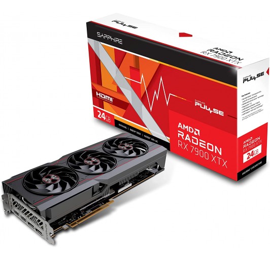 SAPPHIRE PULSE RX 7900 XTX 24 GB GDDR6 /  2xHDMI/ 2xDP PCIe 4.0 x16/