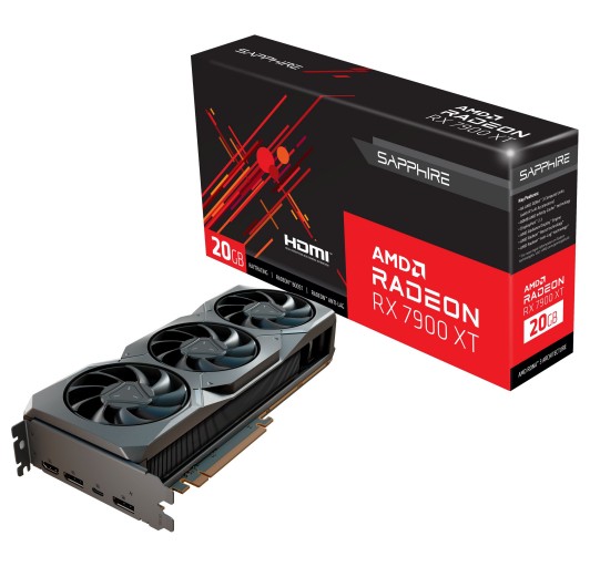 Sapphire AMD Radeon RX 7900 XT Graphic Card - 20 GB GDDR6 (21323-01-20G)