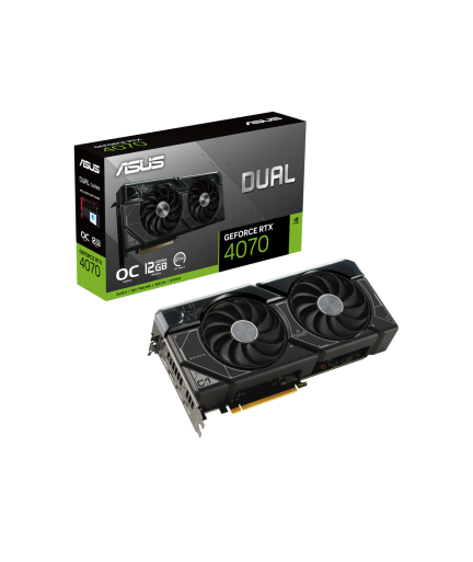 ASUS DUAL RTX 4070 OC 12GB 192-Bit 1xHDMI 2.1 3xDisplayPort 1.4a