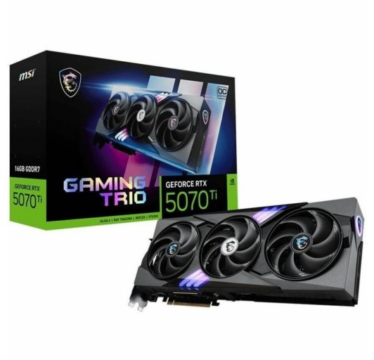 MSI VGA GeForce RTX5070Ti 16G GAMING TRIO OC 16 GB GDDR7 (G507T-16GTC)