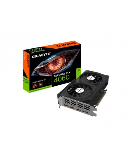 Gigabyte RTX 4060 8G WINDFORCE OC 8GB GDDR6/  PCIe 4.0/  2xHDMI/ 2xDP