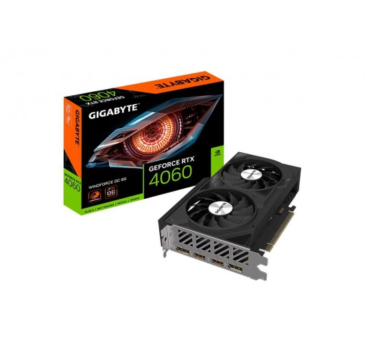 Gigabyte RTX 4060 8G WINDFORCE OC 8GB GDDR6/  PCIe 4.0/  2xHDMI/ 2xDP