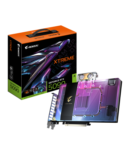 Gigabyte AORUS GeForce RTX™ 5090 XTREME WATERFORCE WB 32G (GV-N5090AORUSX WB-32GD)