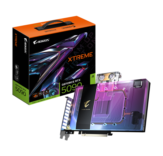 Gigabyte AORUS GeForce RTX™ 5090 XTREME WATERFORCE WB 32G (GV-N5090AORUSX WB-32GD)