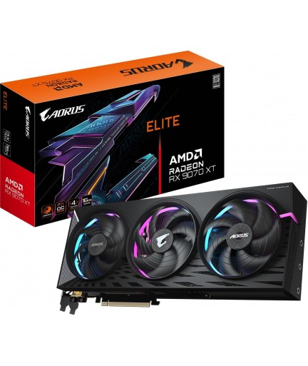 GIGABYTE AORUS Radeon RX 9070 XT 16GB GDDR6 PCI Express 5.0 x16  (GV-R9070XTAORUS E-16GD)