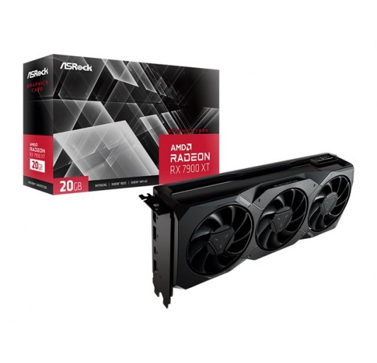 ASRock Radeon RX 7900 XT  20GB GDDR6/  PCIe 4.0 x16/  HDMI/ 2xDP/ USB-C