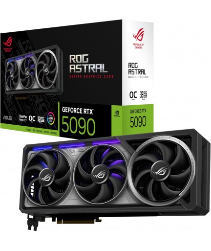 ASUS  ROG Astral GeForce RTX™ 5090 OC Edition (PCIe® 5.0, 32 GB GDDR7, HDMI®/DP 2.1, (ROG-ASTRAL-RTX5090-O32G-G)