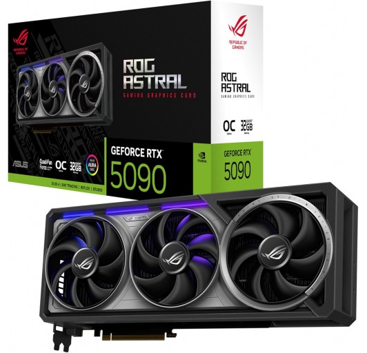 ASUS  ROG Astral GeForce RTX™ 5090 OC Edition (PCIe® 5.0, 32 GB GDDR7, HDMI®/DP 2.1, (ROG-ASTRAL-RTX5090-O32G-G)