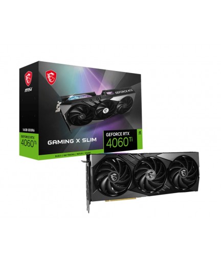 MSI RTX 4060TI GAMING X SLIM 16GB 3xDisplayPort 1xHDMI