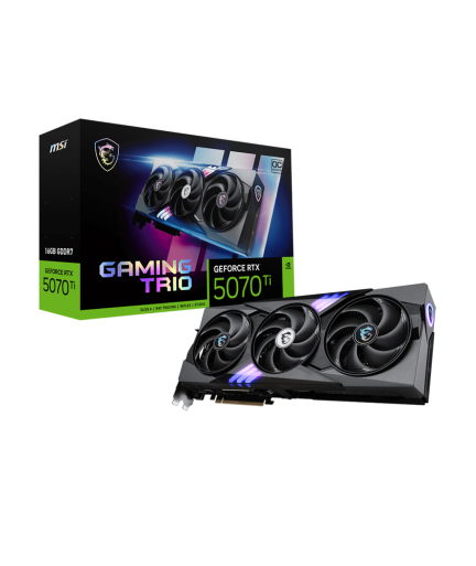 MSI Gaming GeForce RTX 5070 Ti 16GB GDDR7 PCI Express 5.0 Video Card RTX 5070 Ti 16G GAMING TRIO OC PLUS