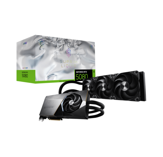 MSI Suprim GeForce RTX 5080 16GB GDDR7 PCI E 5.0 x16 ( RTX 5080 16G SUPRIM LIQUID SOC )