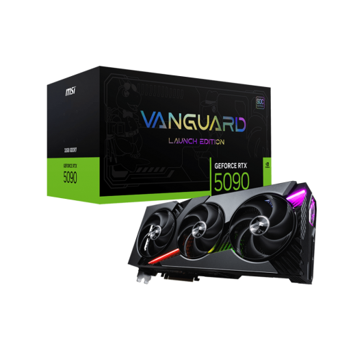 MSI VANGUARD GeForce RTX 5090 32GB GDDR7 PCI Express 5.0 Graphics Card RTX 5090 32G VANGUARD SOC