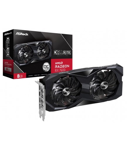 AMD RX 7600 Challenger 8GB OC 1xHDMI 2.1 3xDisplayPort 1.4a