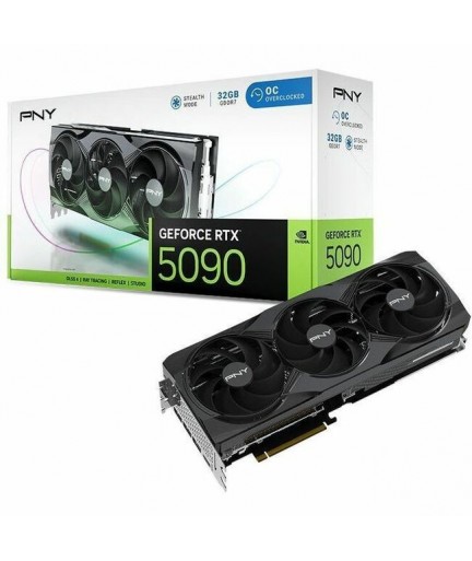PNY NVIDIA GeForce RTX 5090 Graphic Card - 32 GB GDDR7 - Full-height PNY NVIDIA GeForce RTX 5090 Graphic Card - 32 GB GDDR7 - Full-height