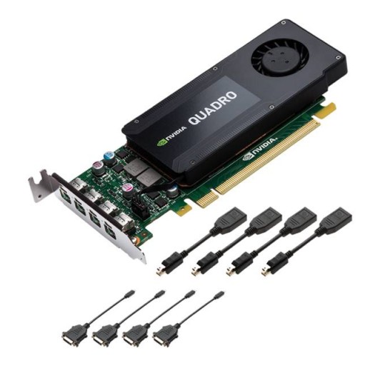 PNY Quadro K1200 4GB GDDR5 4Mini DisPorts Low Profile