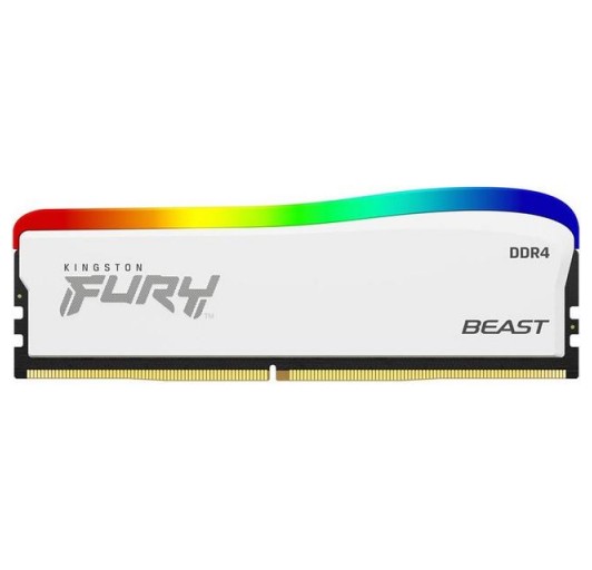 8GB KINGSTON FURY BEAST RGB WHITE 3200MHZ