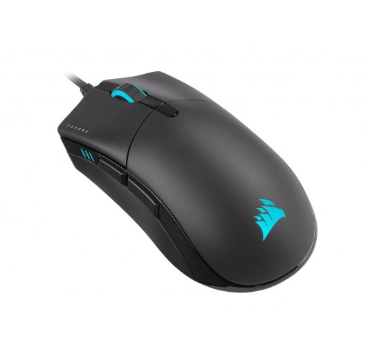 CORSAIR SABRE RGB PRO CHAMPION SERIES FPS/MOBA Gaming Mouse Ultra-Lightweight 74g - Flexible Paracord Cable