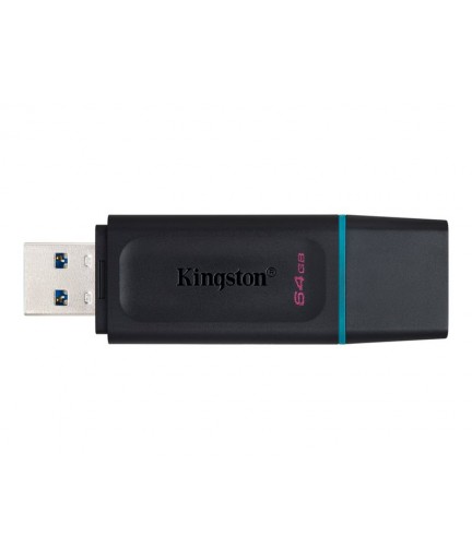 Kingston  64GB DataTraveler Exodia - USB flash drive - - USB 3.2 Gen 1 - black with teal