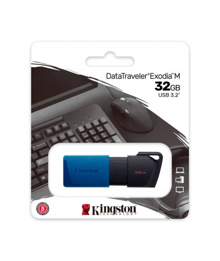 Kingston 32GB USB3.2 Gen 1 DataTraveler Exodia M 