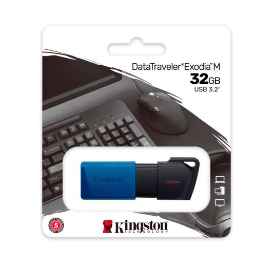 Kingston 32GB USB3.2 Gen 1 DataTraveler Exodia M 