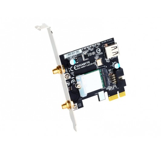 Gigabyte GC-WB11ACD-I (rev. 1.0)  Network adapter/ PCIe/ Blth 2.1 EDR, Blth 2.1, Blth 3.0, Blth4.0, 802.11ac, Blth 4.2, Blth 4.1